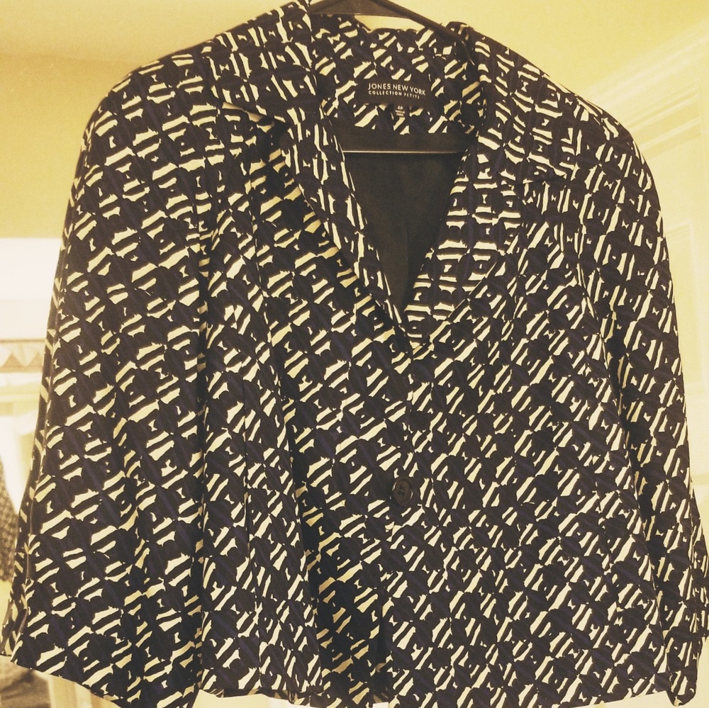 Jones New York Silk Crop Blouse